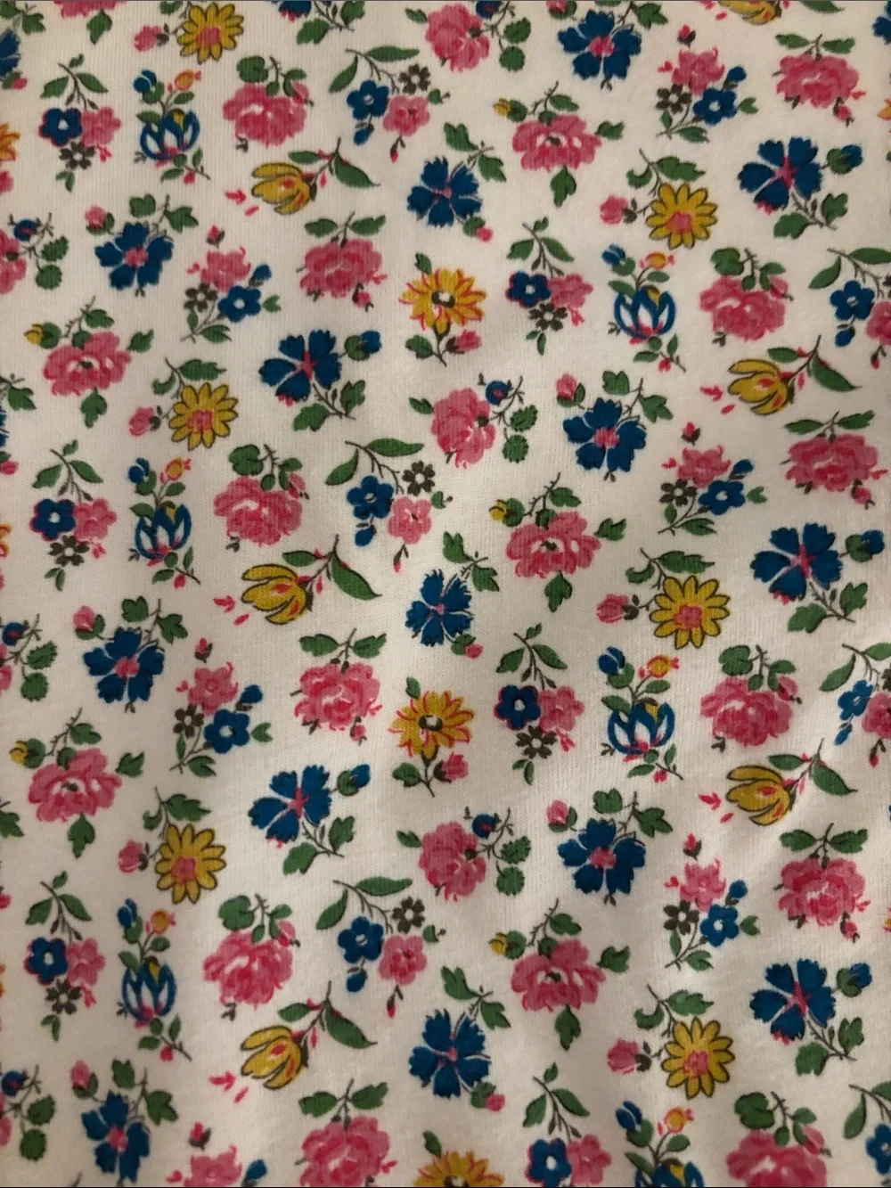 Mini Boden Sz 3T 4T Kids Plush Hooded Vest with Floral Lining - Cream like new